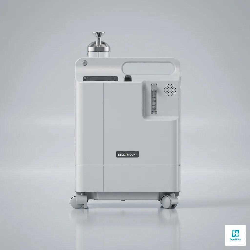 Medical-grade 10L oxygen concentrator with high oxygen output for advanced patient support