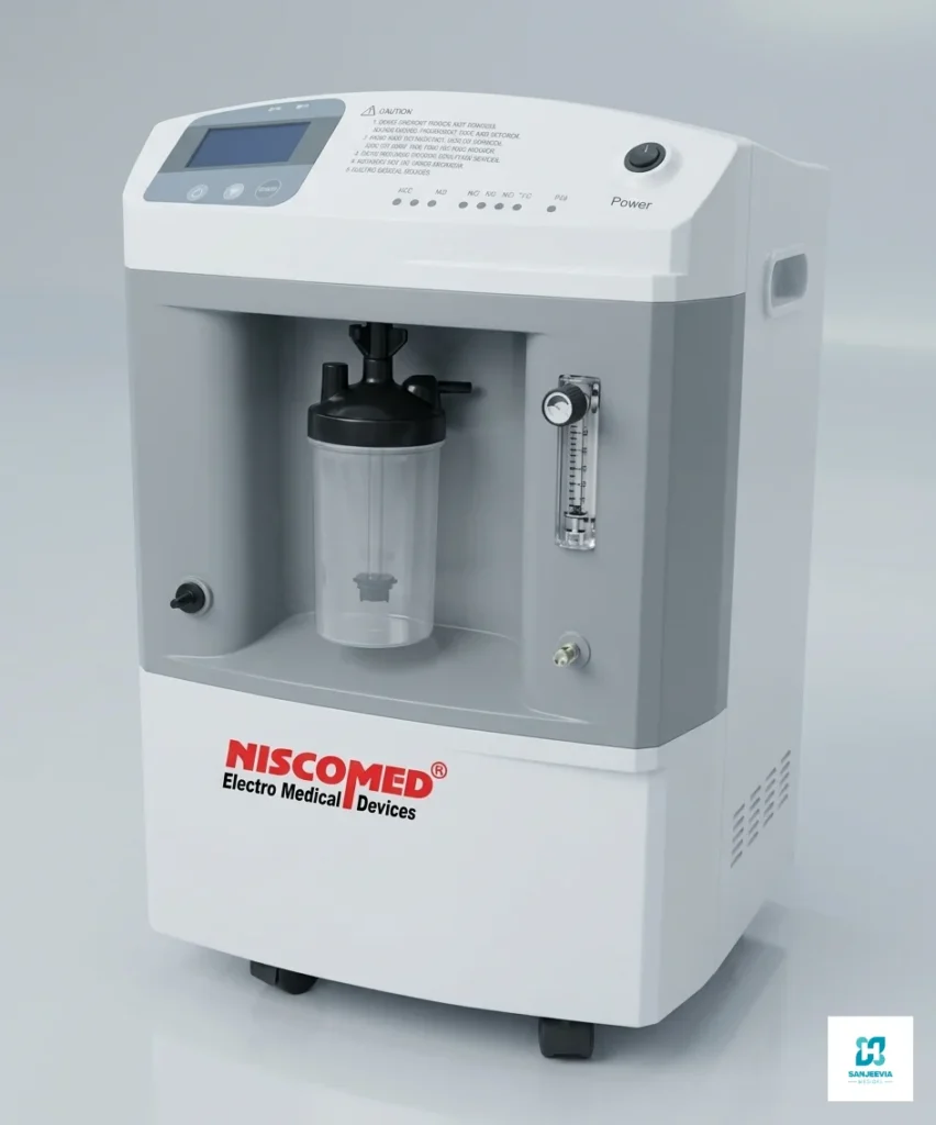 10L oxygen concentrator with high-capacity oxygen output for home and clinical care
