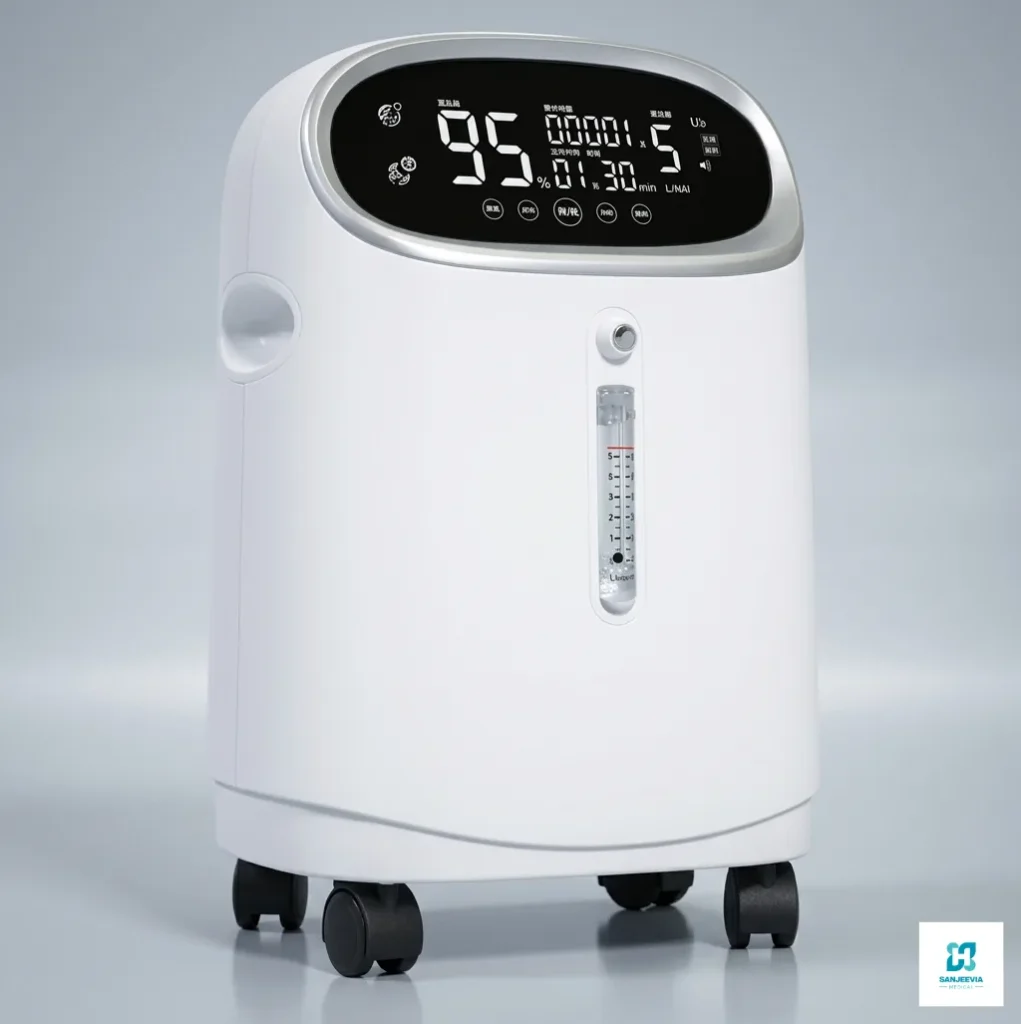Best 5L oxygen concentrator with digital display for home oxygen therapy