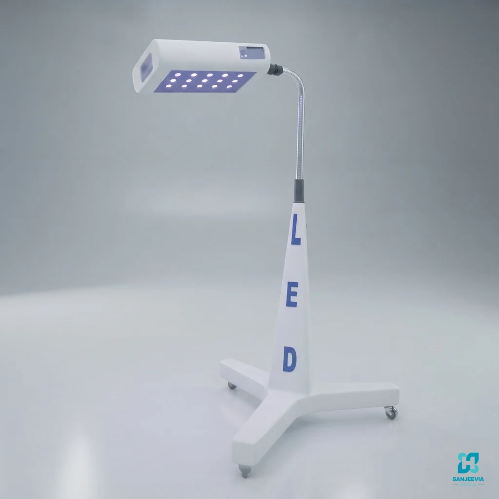 Hospital-grade phototherapy machine for home care and light therapy