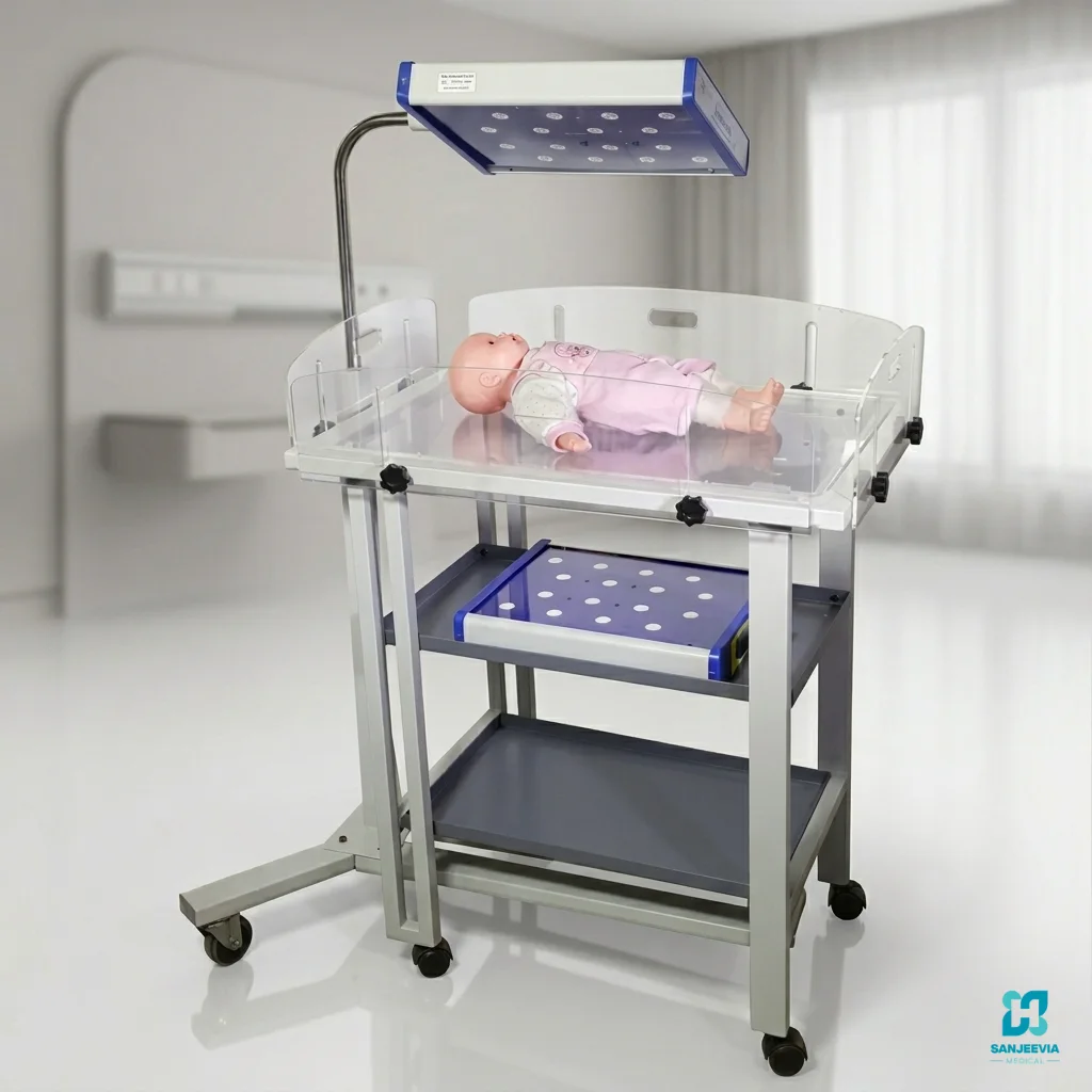 Phototherapy machine providing safe light therapy for newborn care