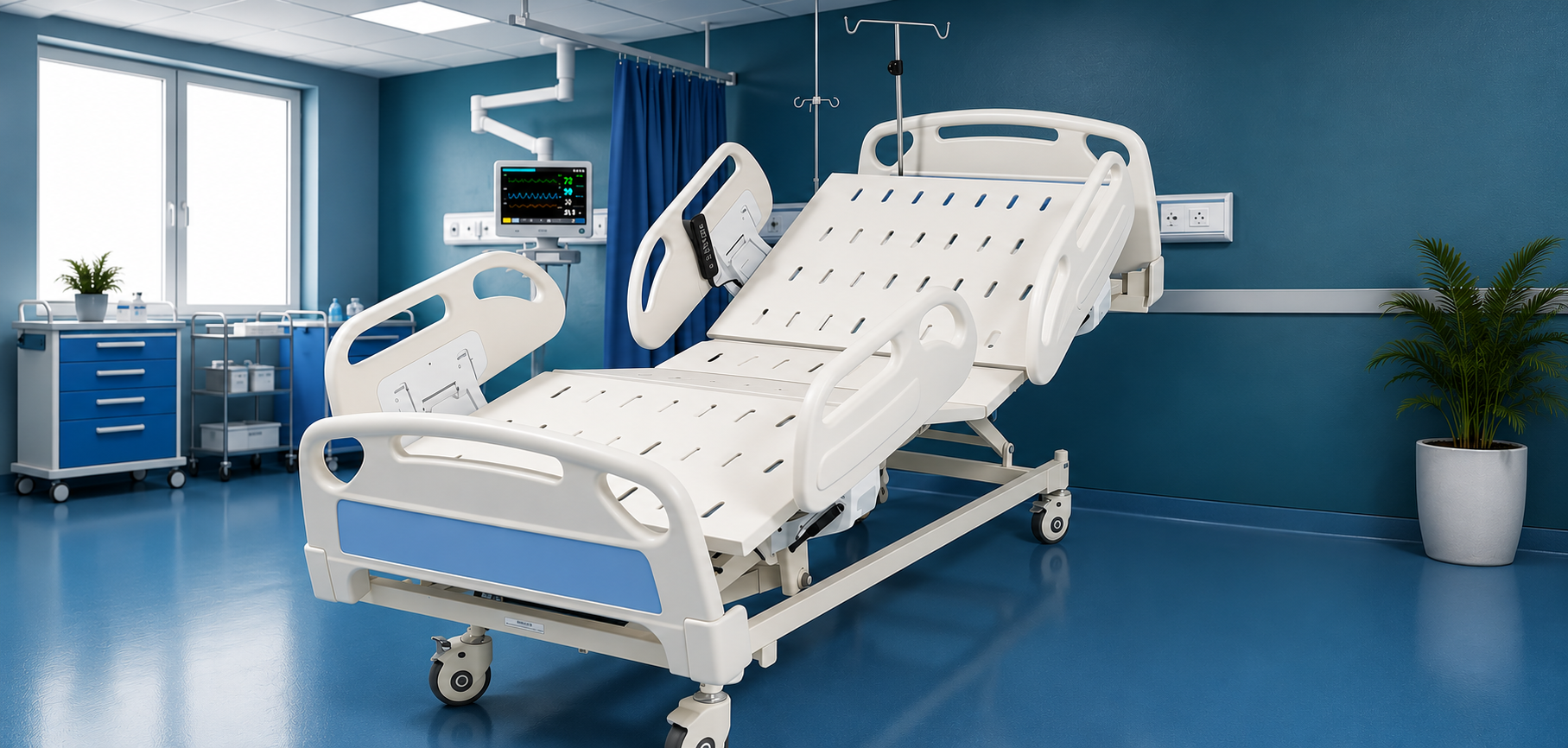 How Long Do You Need a Hospital Bed at Home? When to Return It Wondering how long to keep a rented hospital bed at home in Delhi NCR? This guide gives duration benchmarks by condition and clear signs it is time to return it. hospital bed rental duration India, when to return hospital bed India, hospital bed how many weeks India, stroke hospital bed duration, COPD hospital bed long term India how to set up hospital bed at home India How to Set Up a Hospital Bed at Home Safely: Step-by-Step Guide 3 Function Electric Hospital Bed, 3 Function Electric Hospital Bed with adjustable backrest, knee rest, and height control for advanced patient care and recovery hospital bed room setup India, hospital bed positioning guide, hospital bed rails safety India, hospital bed height adjustment home, patient transfer hospital bed India