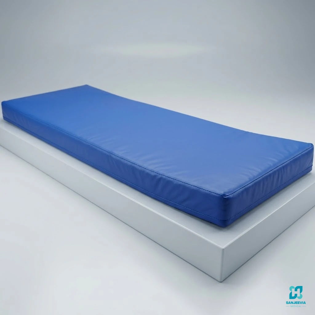 Hospital Bed Mattress, Hospital bed mattress for plain beds with waterproof cover for home care and patient recovery