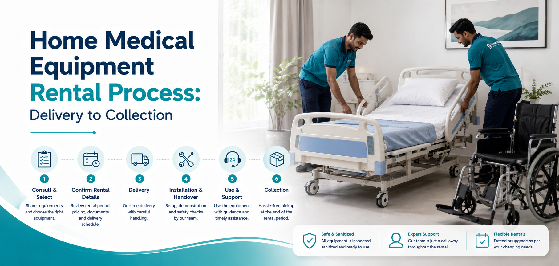 Home Medical Equipment Rental Process: practical home-care equipment and rental guidance for families in Delhi NCR.