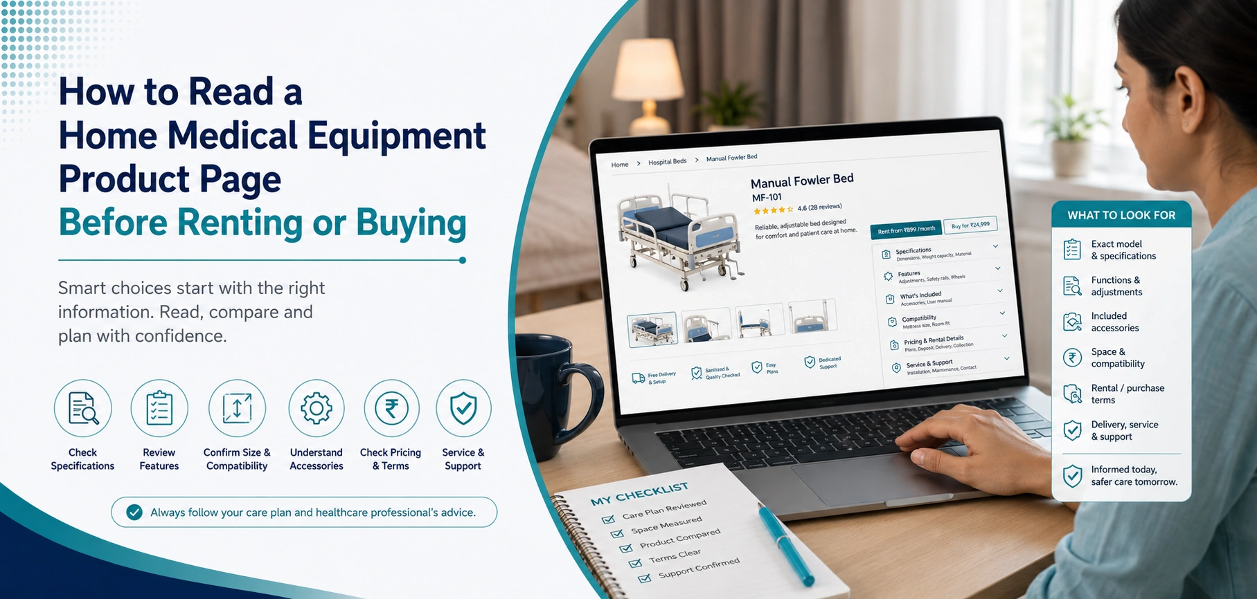 how to read a home medical equipment: practical home-care equipment and rental guidance for families in Delhi NCR.
