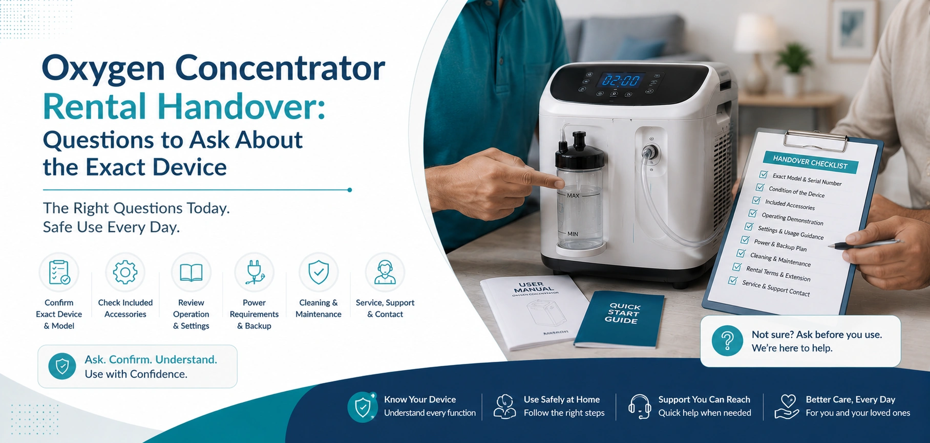 oxygen concentrator rental handover questions to ask: practical home-care equipment and rental guidance for families in Delhi NCR.