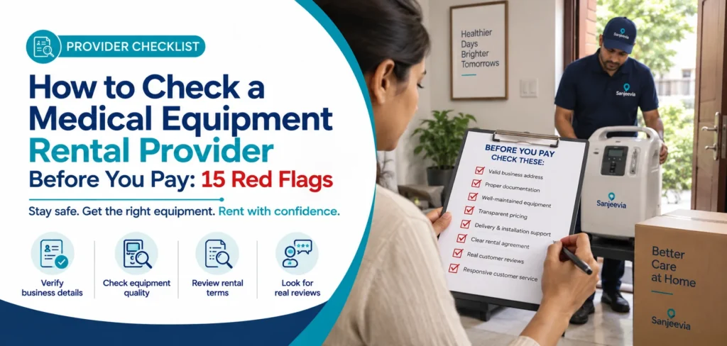 How to Check a Medical Equipment Rental Provider Before You Pay- 15 Red Flags