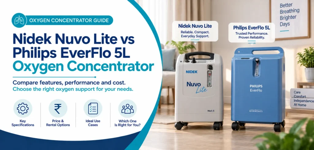 Nidek Nuvo Lite vs Philips EverFlo 5L Oxygen Concentrator