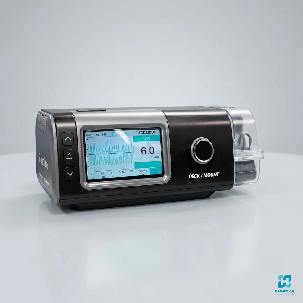 Deck Mount V90 ST BiPAP machine for non-invasive respiratory support
