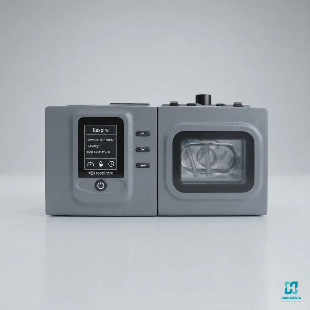 Medical BiPAP machine for patients requiring non-invasive ventilation support