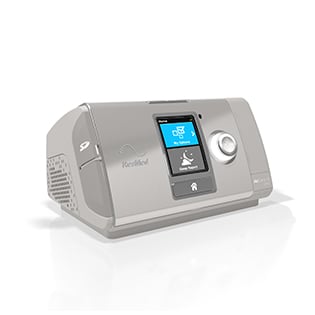 ResMed AirCurve 10 VAuto with HumidAir humidifier, manufacturer right view
