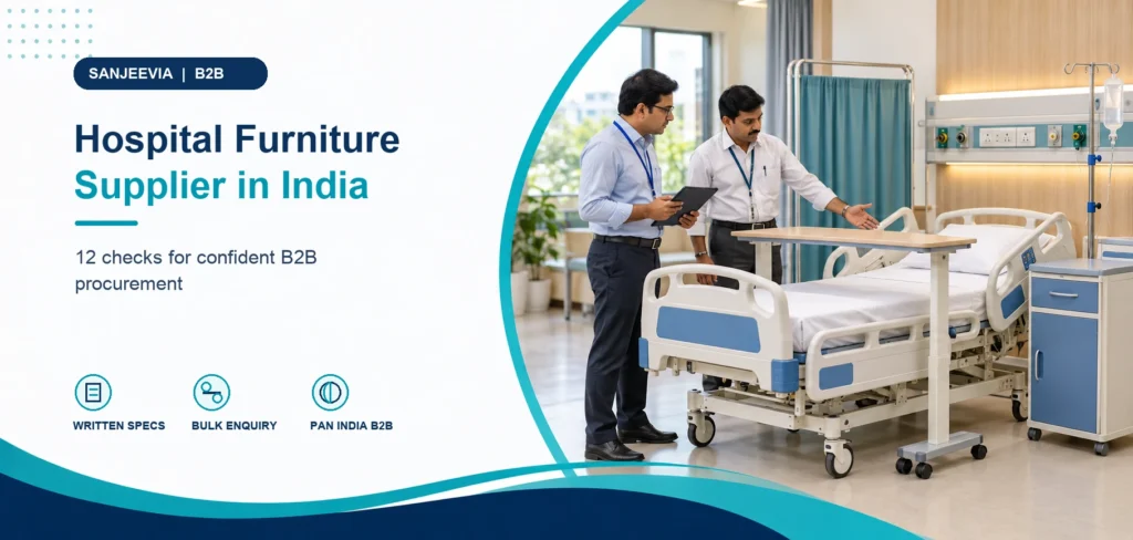 Hospital furniture supplier in India B2B procurement guide by Sanjeevia