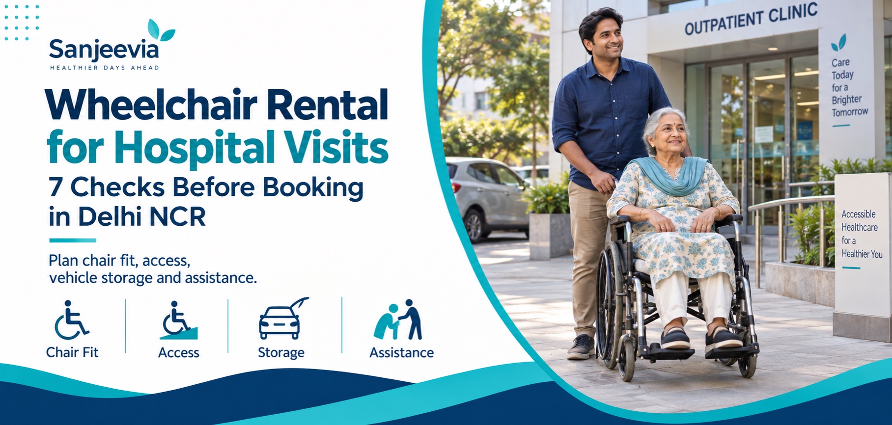 Seven wheelchair rental checks for planned hospital visits in Delhi NCR